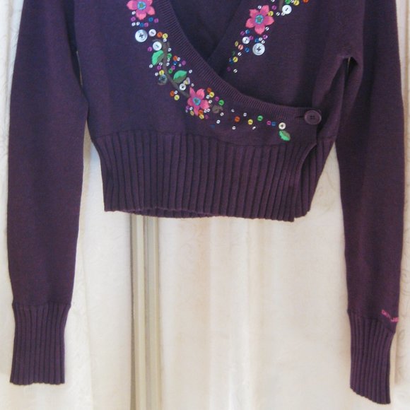 Donna Karan wrap knit sweater - Picture 2 of 8